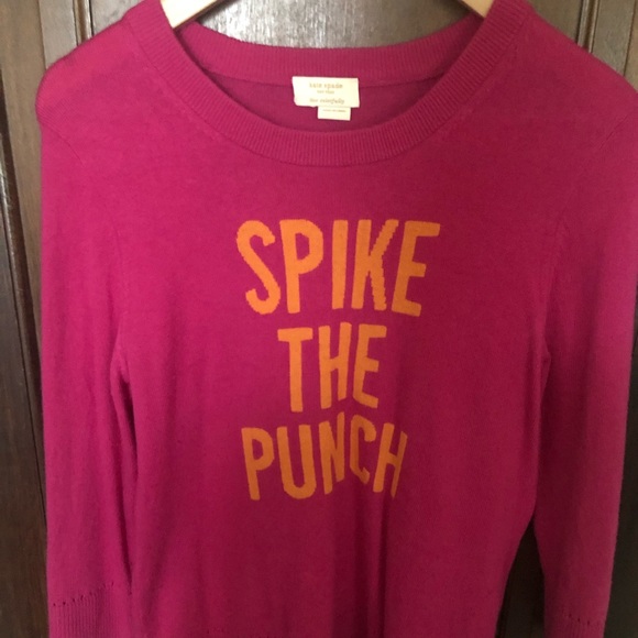 kate spade Sweaters - Kate Spade Spike the Punch sweater